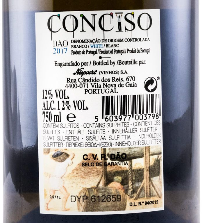 2017 Niepoort Conciso branco