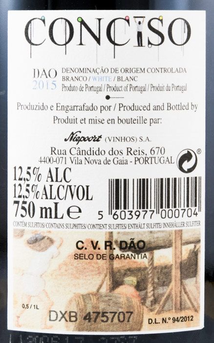 2015 Niepoort Conciso white