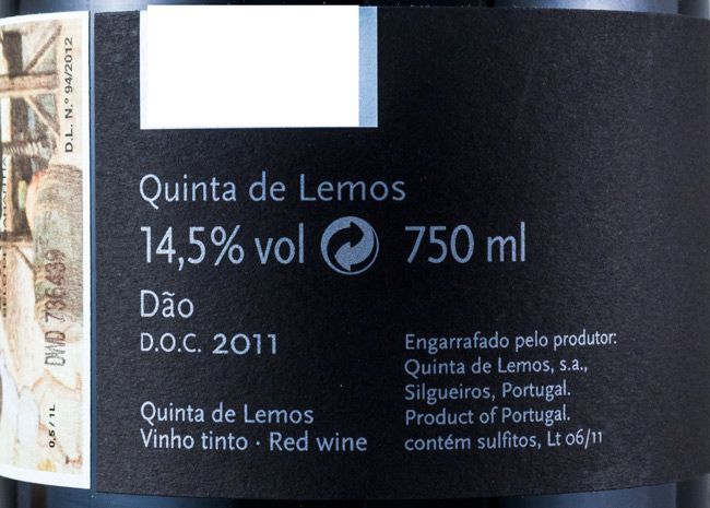 2011 Quinta de Lemos Alfrocheiro tinto