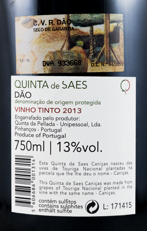 2013 Quinta de Saes Caniças tinto