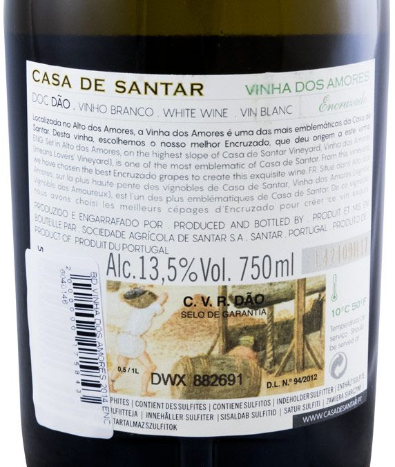 2014 Casa de Santar Vinha dos Amores Encruzado branco