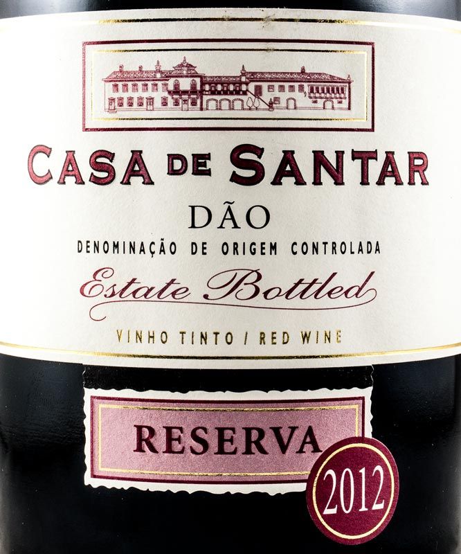 2012 Casa de Santar Reserva red