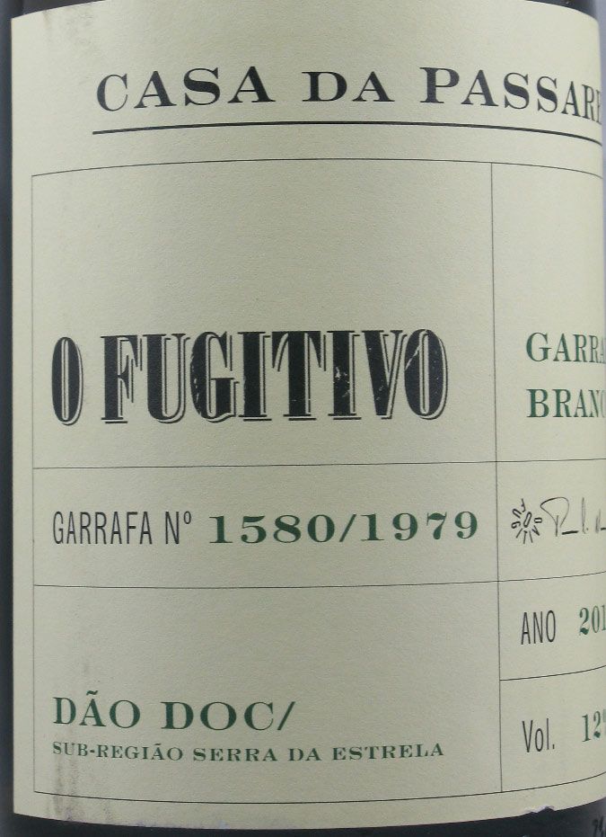2013 Casa da Passarella O Fugitivo Garrafeira branco