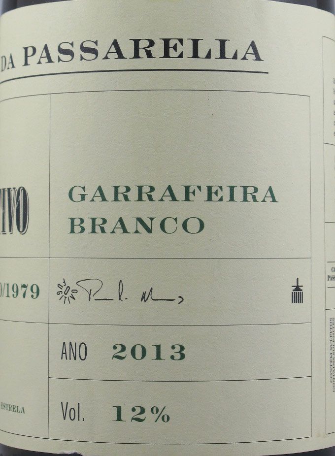 2013 Casa da Passarella O Fugitivo Garrafeira branco