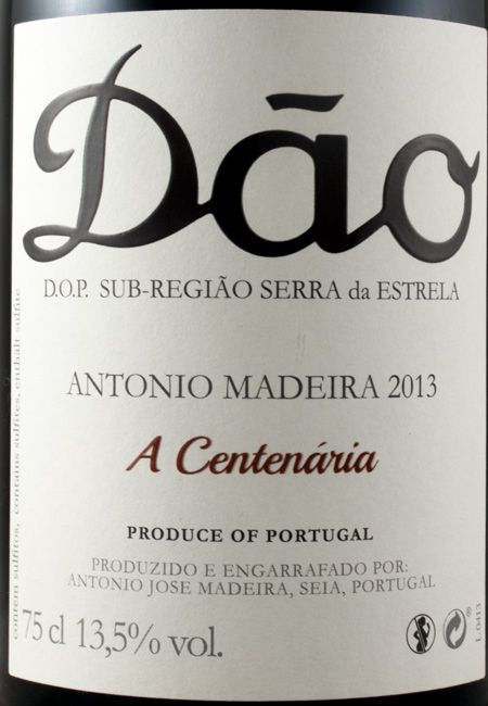 2013 António Madeira Centenária tinto