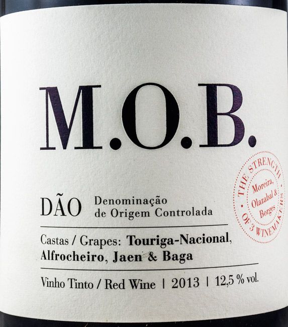 2013 Moreira, Olazabal & Borges MOB tinto