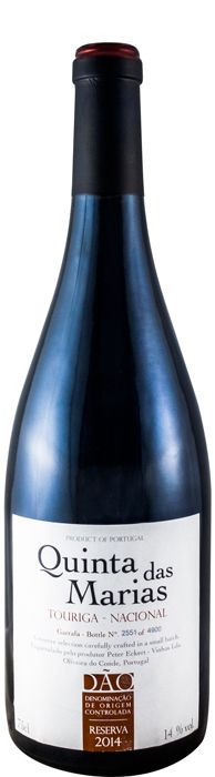 2014 Quinta das Marias Touriga Nacional tinto