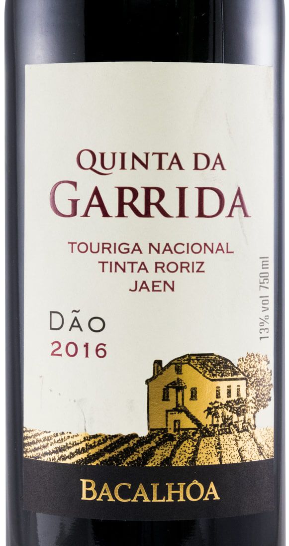 2016 Quinta da Garrida red