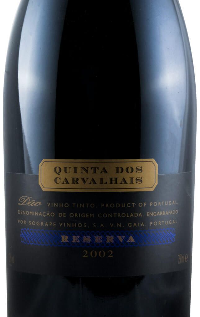 2002 Quinta dos Carvalhais Reserva tinto