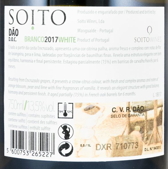 2017 Soito Encruzado branco