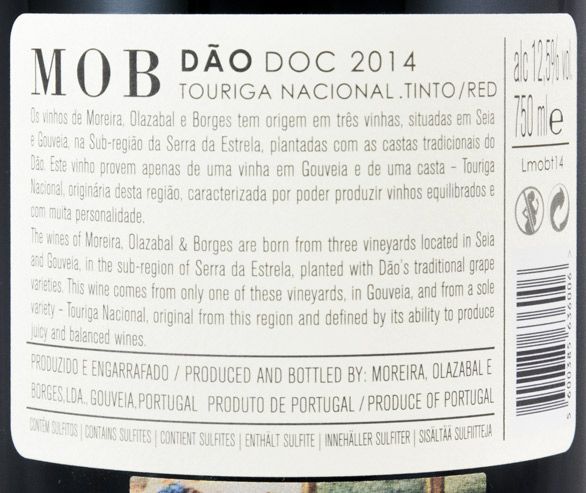 2014 Moreira, Olazabal & Borges MOB Touriga Nacional tinto