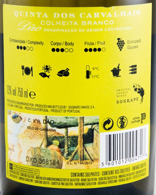 2017 Quinta dos Carvalhais Colheita branco