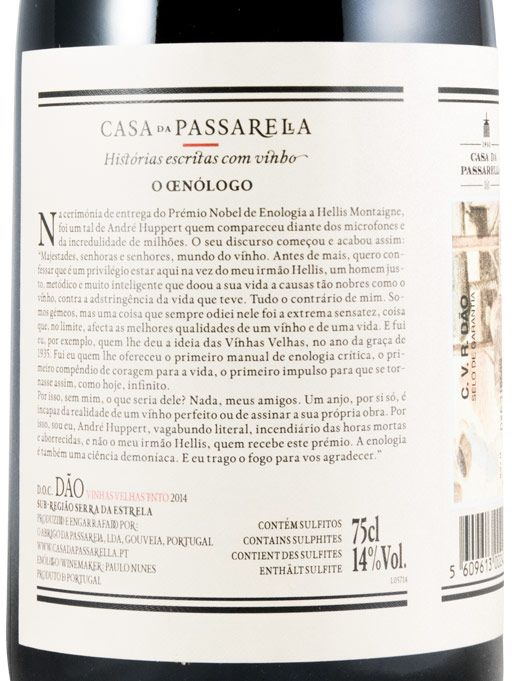 2014 Casa da Passarella O Oenólogo Vinhas Velhas tinto
