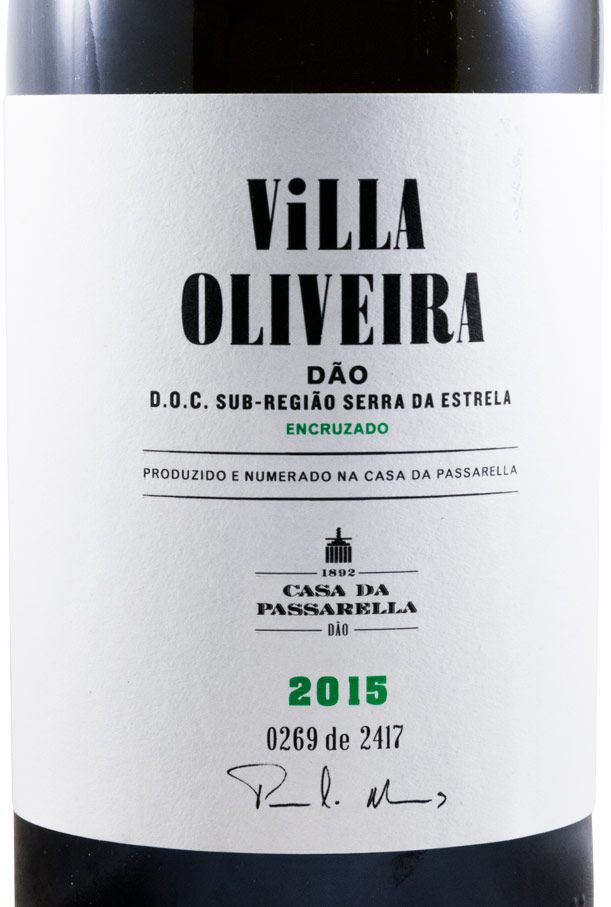 2015 Casa da Passarella Villa Oliveira Encruzado branco