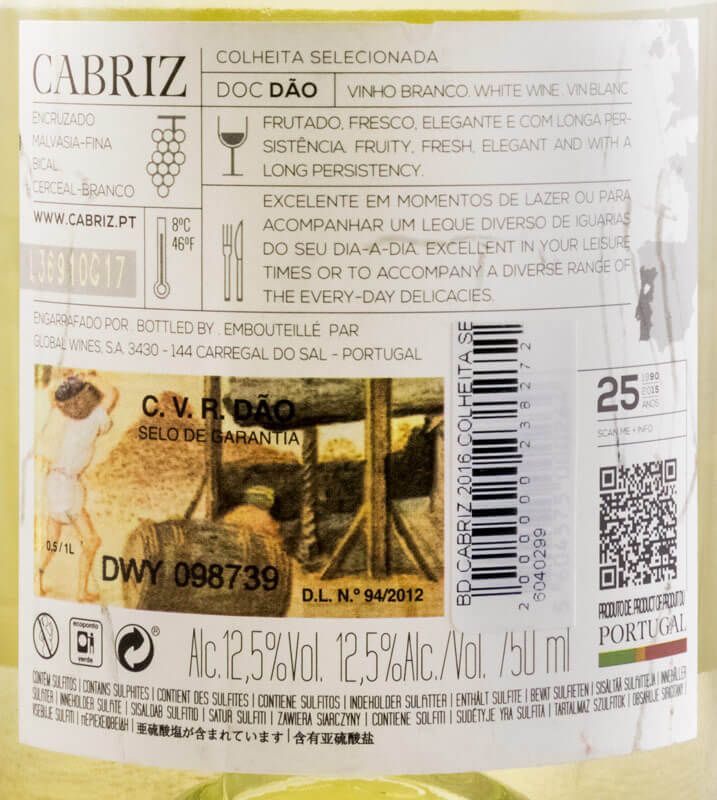 2016 Cabriz Colheita Seleccionada branco