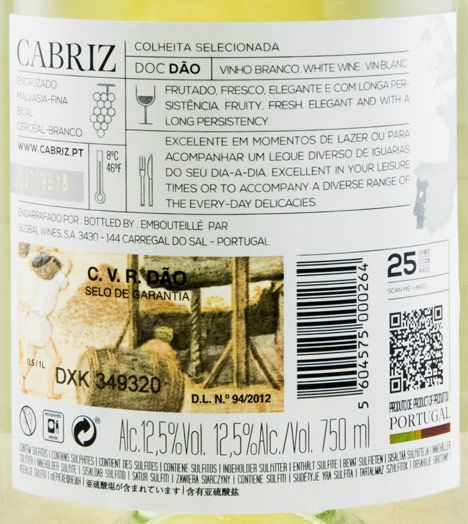 2017 Cabriz Colheita Seleccionada white