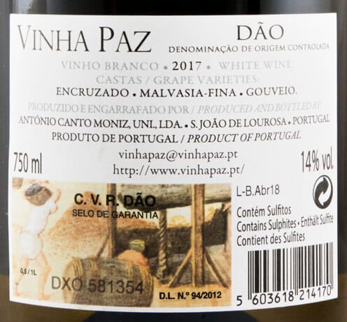 2017 Vinha Paz white