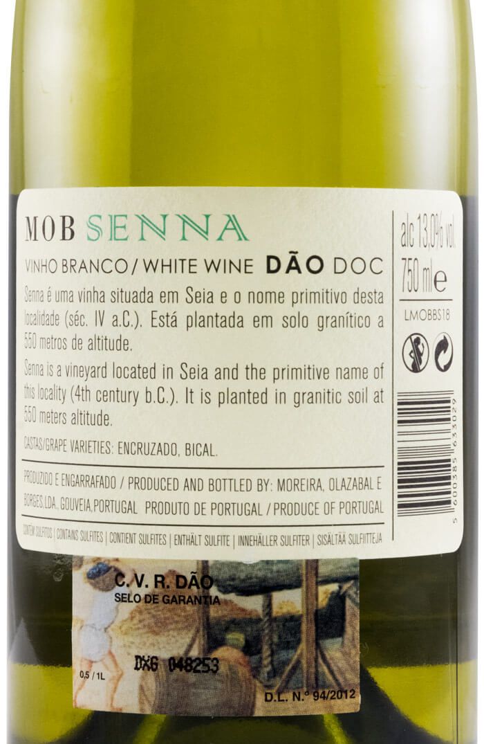 2018 Moreira, Olazabal & Borges MOB Senna branco
