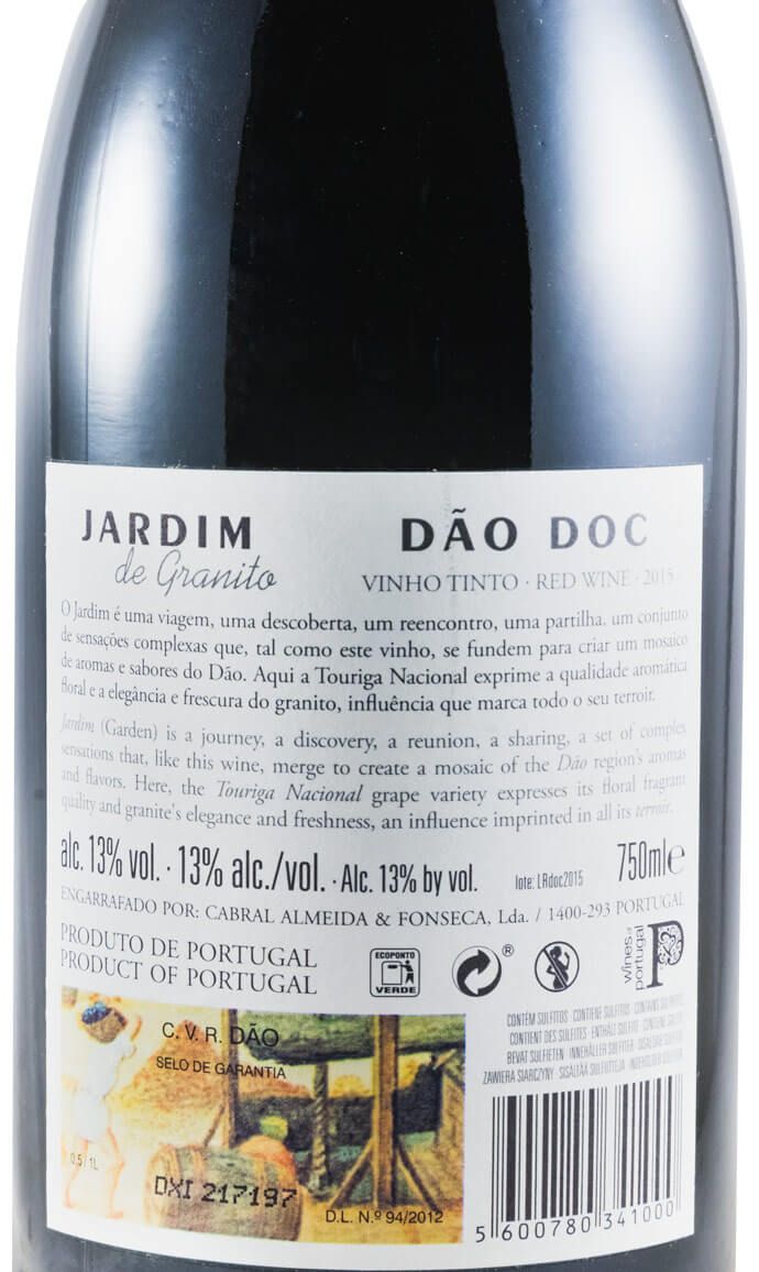 2015 Jardim de Granito Touriga Nacional red