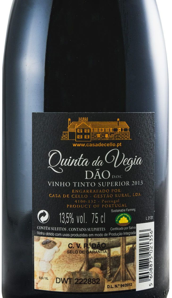 2013 Quinta da Vegia Superior red