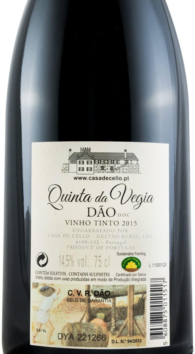 2015 Quinta da Vegia Solo Franco tinto