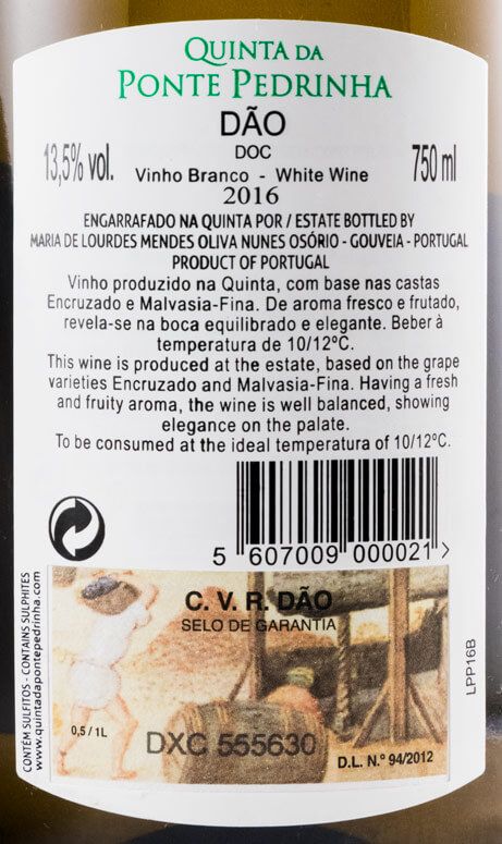 2016 Quinta da Ponte Pedrinha white
