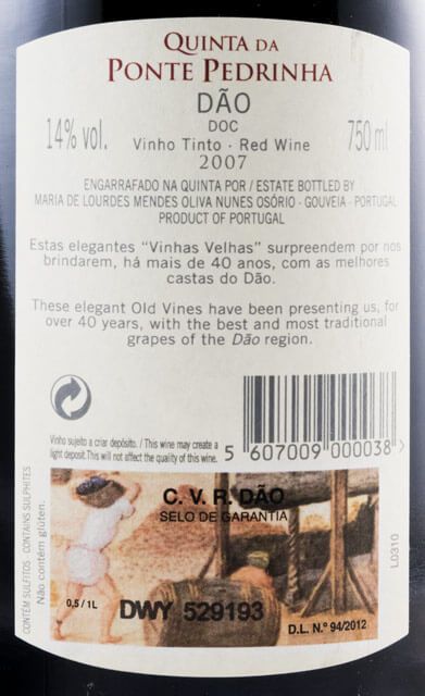 2007 Quinta da Ponte Pedrinha Vinhas Velhas red