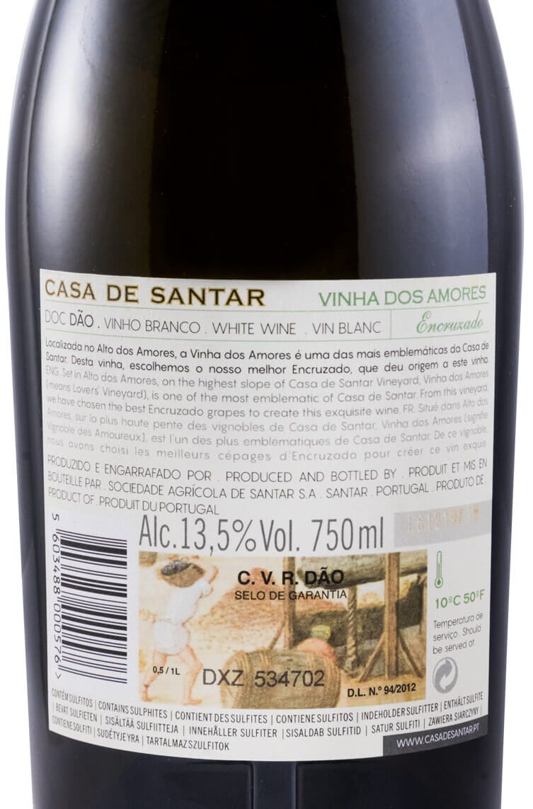 2016 Casa de Santar Vinha dos Amores Encruzado branco