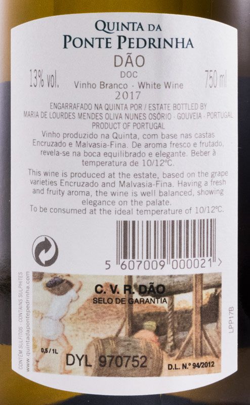 2017 Quinta da Ponte Pedrinha branco