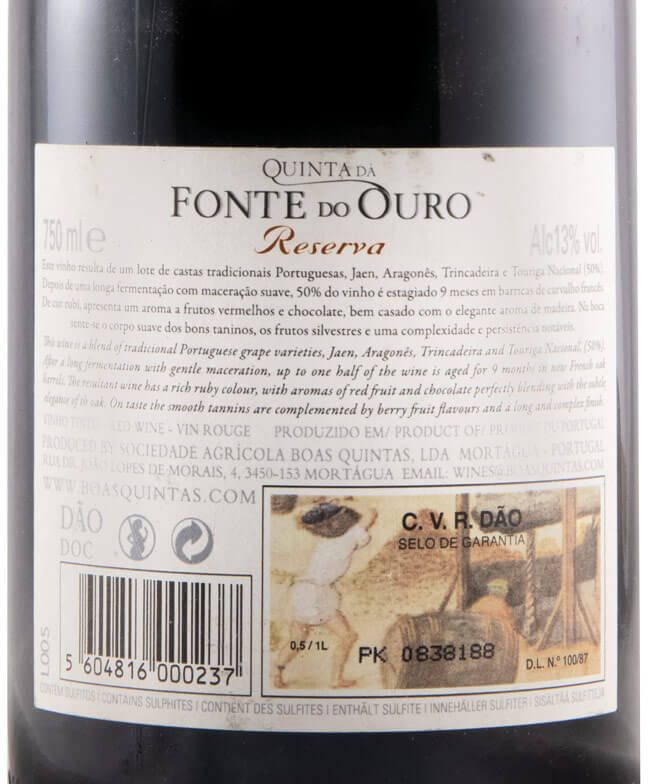 2008 Quinta da Fonte do Ouro Reserva red