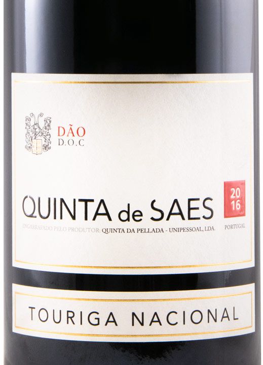 2016 Quinta de Saes Caniças Touriga Nacional red