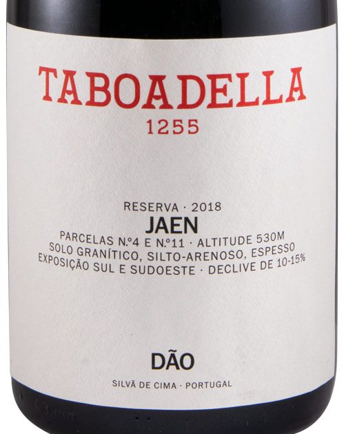 2018 Taboadella Jaen Reserva tinto