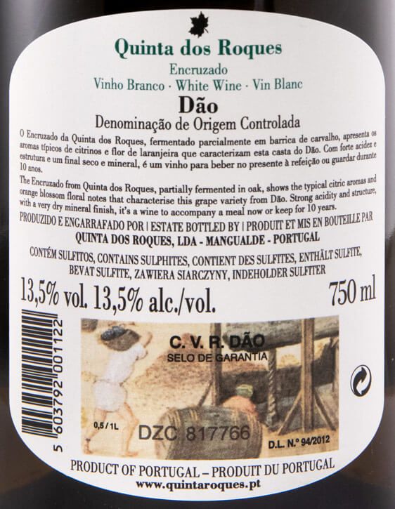 2019 Quinta dos Roques Encruzado white