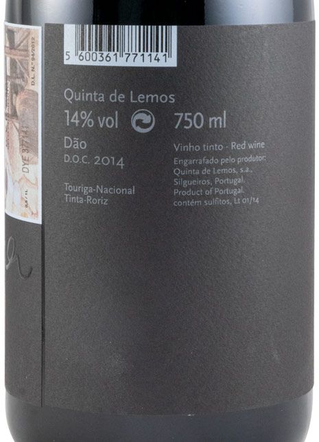 2014 Quinta de Lemos Dona Georgina red