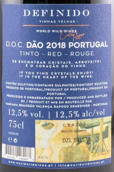 2018 Definido tinto