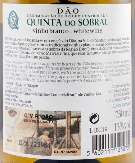 2019 Quinta do Sobral white