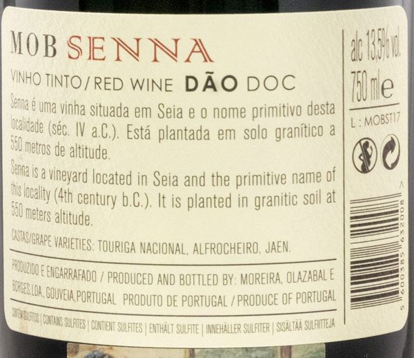 2017 Moreira, Olazabal & Borges MOB Senna tinto