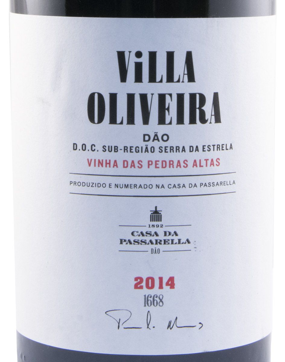 2014 Casa da Passarella Villa Oliveira Vinha das Pedras Altas red