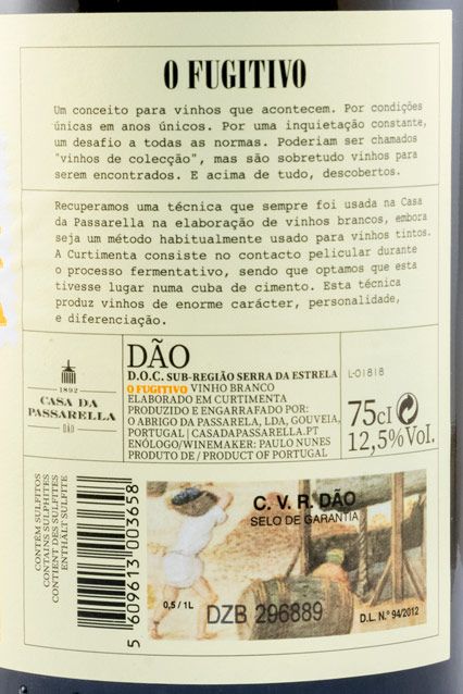 2018 Casa da Passarella O Fugitivo Curtimenta branco