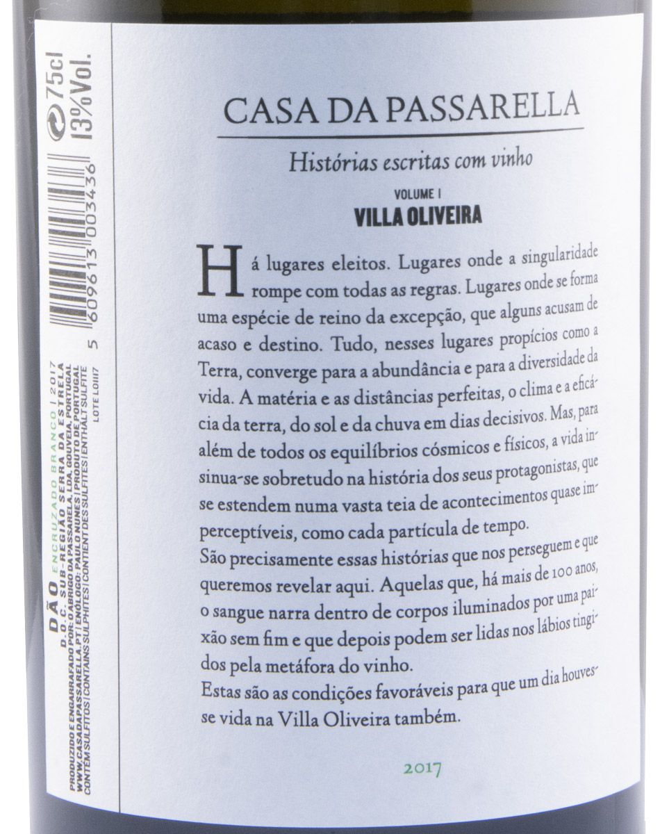 2017 Casa da Passarella Villa Oliveira Encruzado white