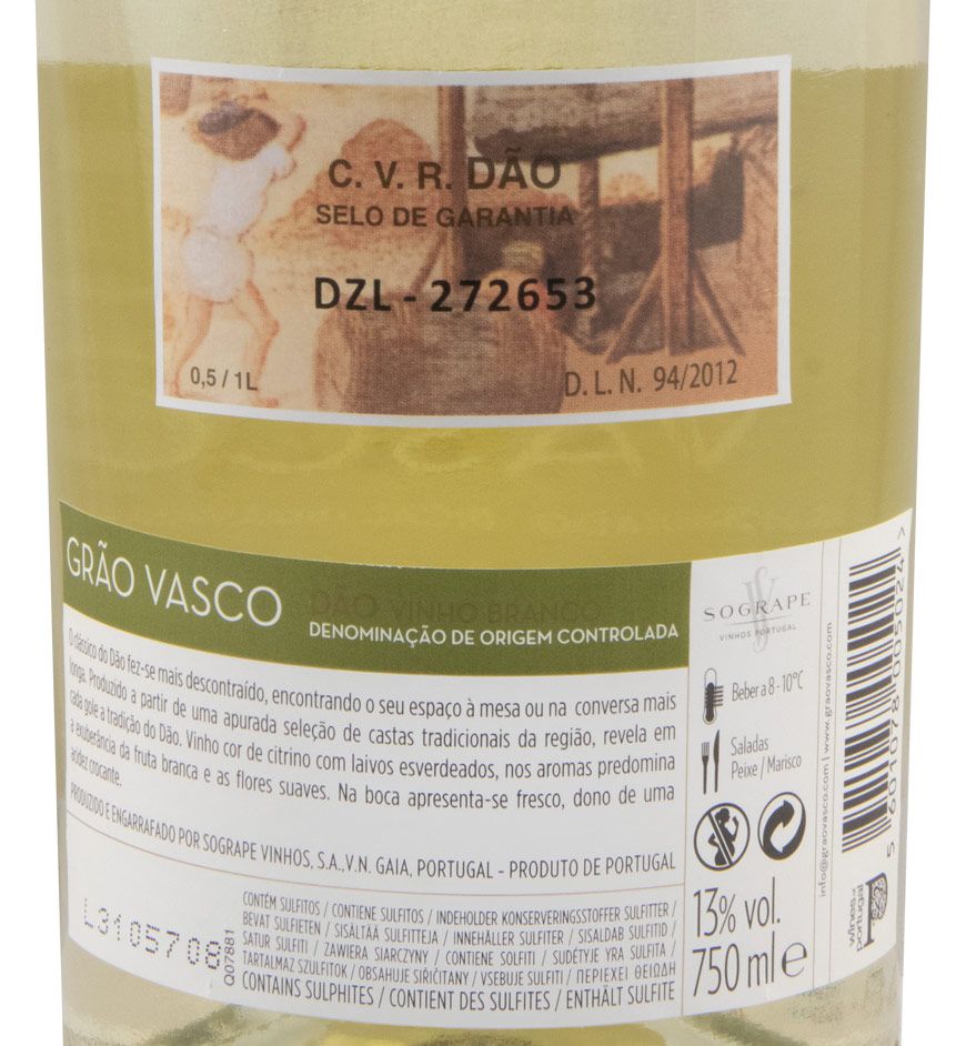 2020 Grão Vasco white