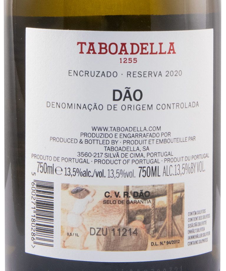 2020 Taboadella Encruzado Reserva branco