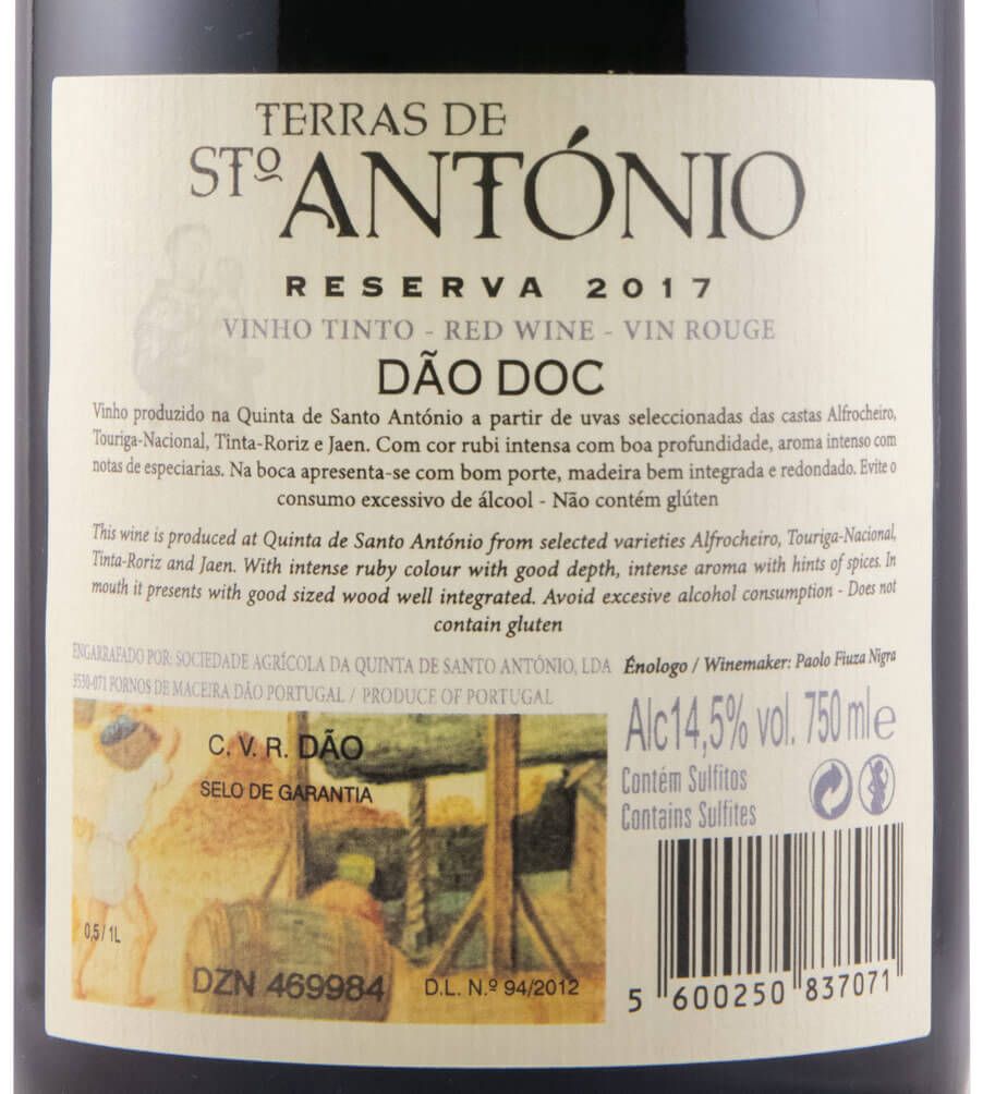 2017 Terras de Santo António Reserva red