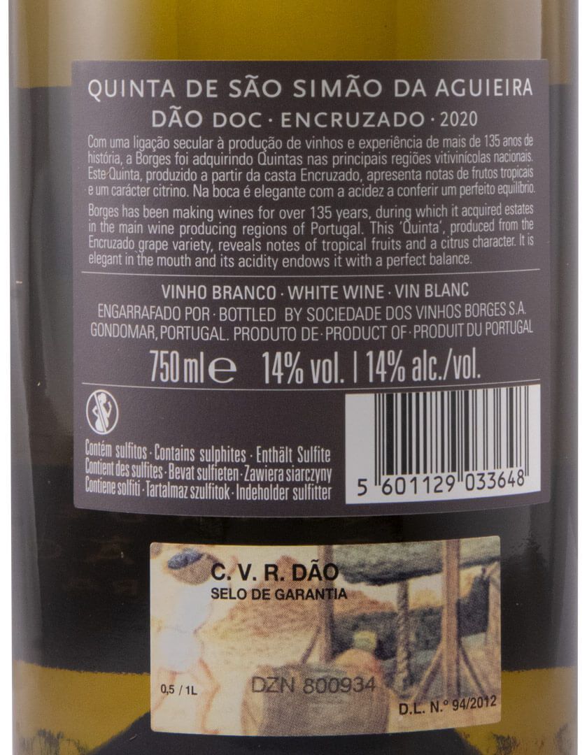 2020 Borges Quinta de São Simão da Aguieira Encruzado white