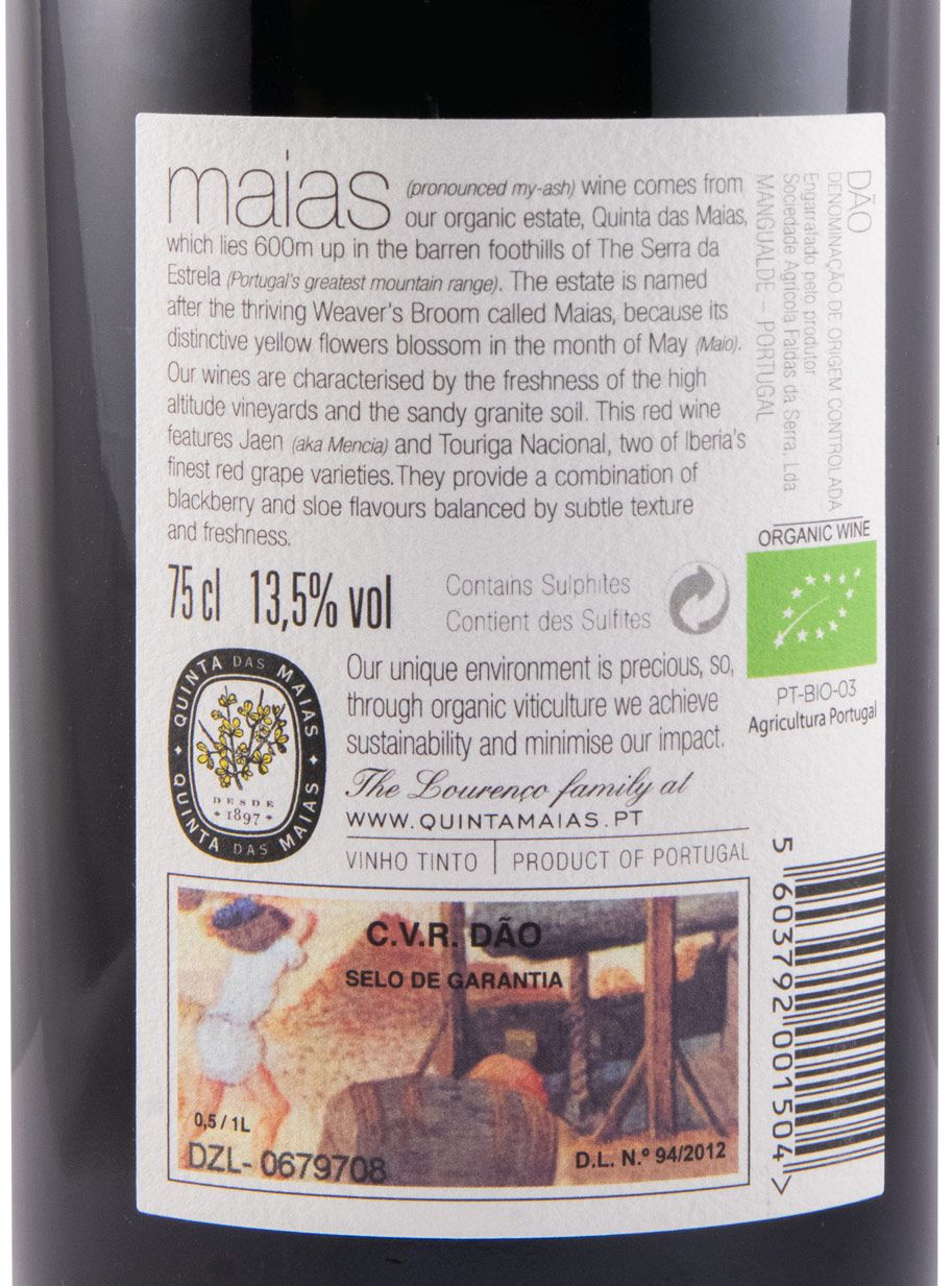2019 Maias organic red
