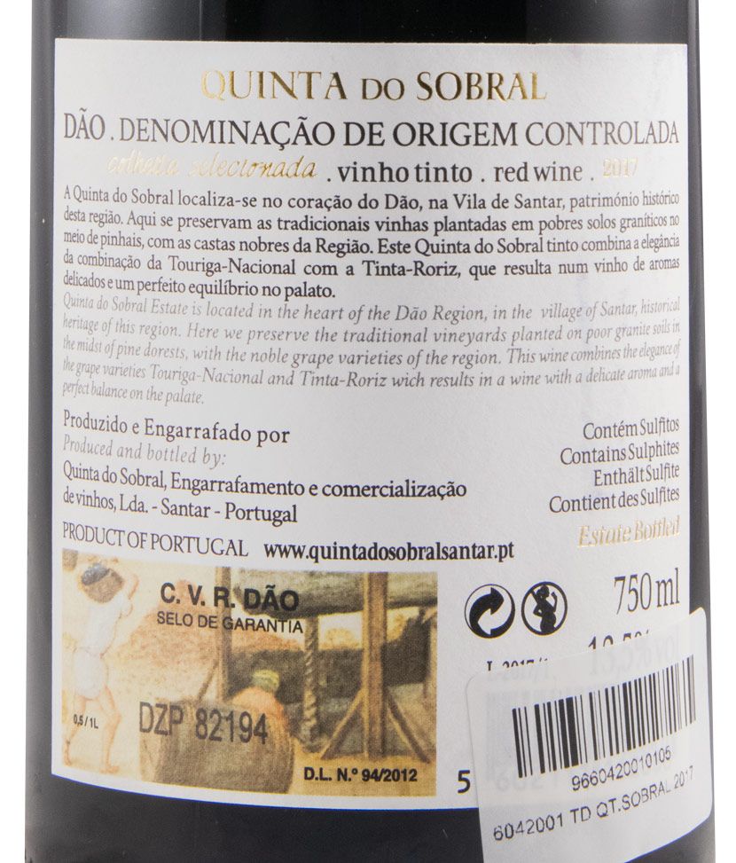 2017 Quinta do Sobral tinto