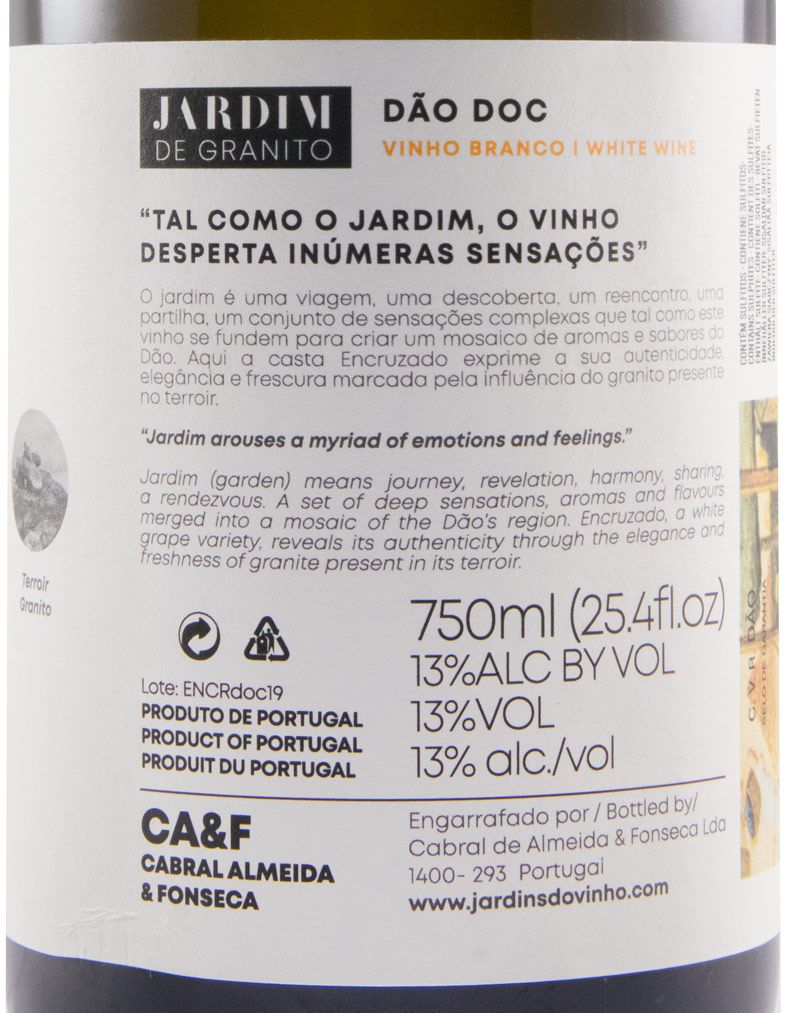 2019 Jardim de Granito Encruzado branco