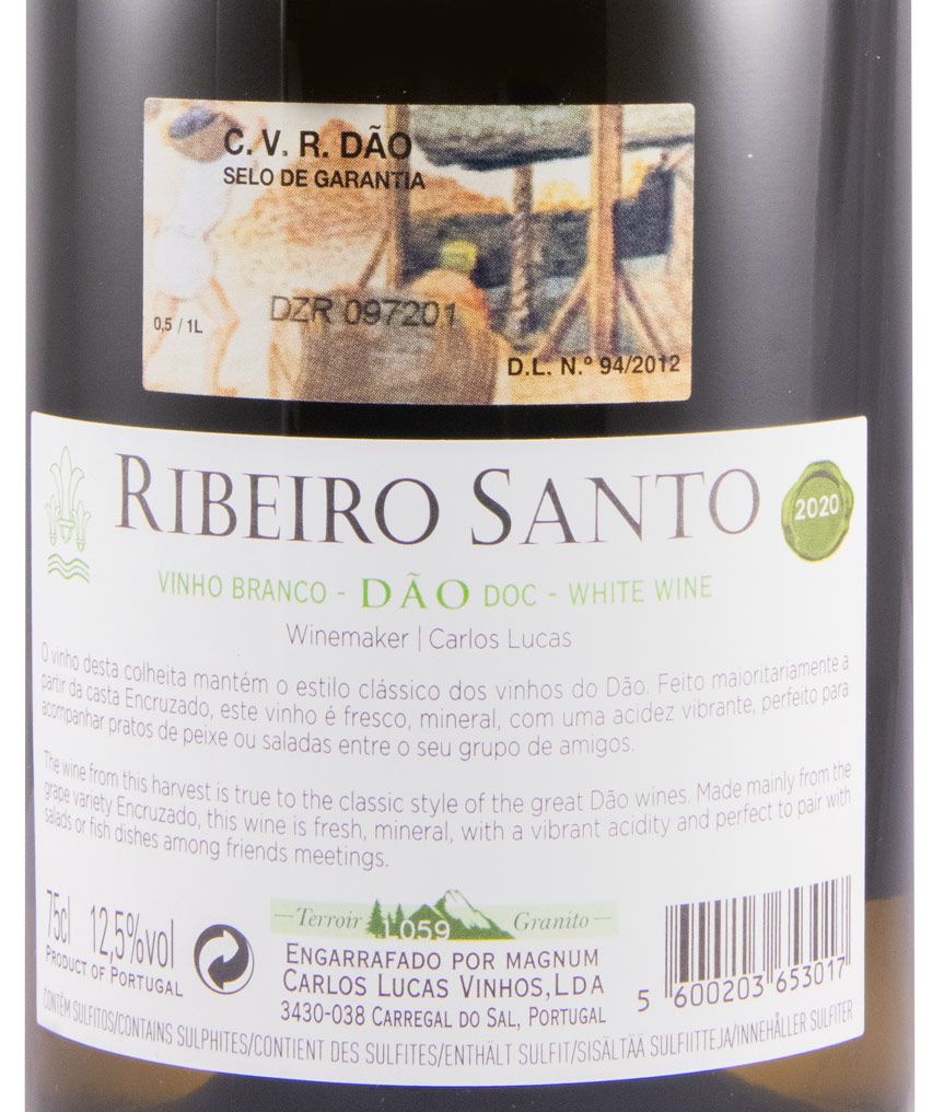 2020 Ribeiro Santo branco