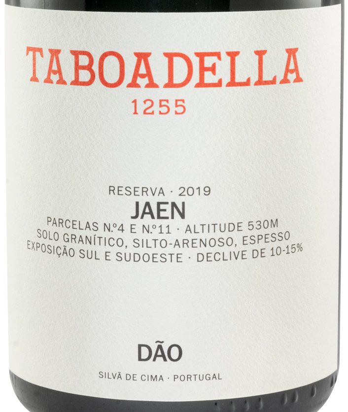 2019 Taboadella Jaen Reserva red