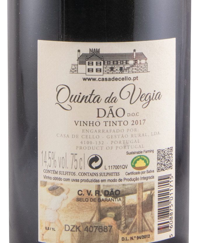 2017 Quinta da Vegia Solo Franco tinto